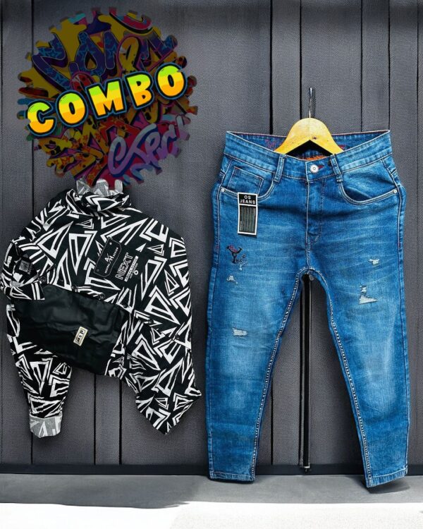 Men's Stylish Funky Combos t shirts with Jeans 9